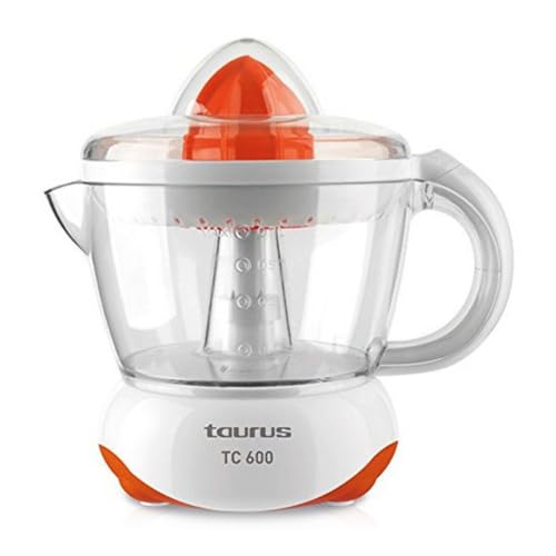 Taurus TC-600 - Presse agrumes électrique 40W, Double sens de rotation, 700ml, Couvercle de protection, Amovible