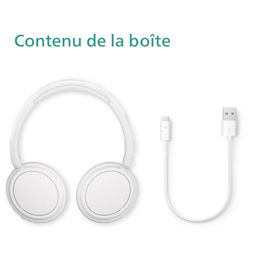 Philips TAH5209WT Casque Bluetooth 5.3 - vue 4