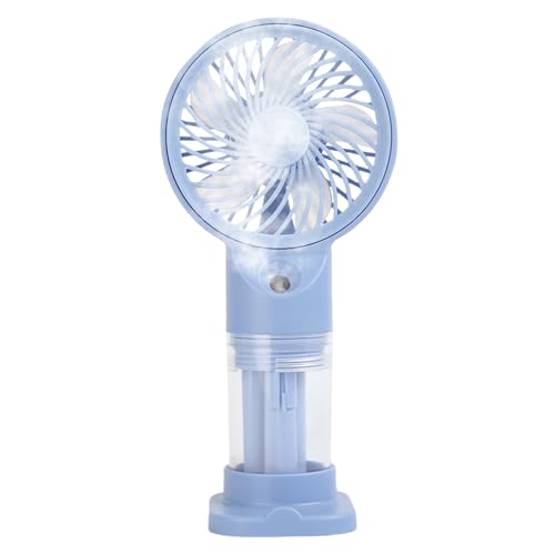 Qkbuza Ventilador Portátil de Nebulización,Ventiladores de para Viaje con Pulverizador | Enfriador de Aire Plegable 3 Velocidades Refrescante para Exteriores Viajes Camping Playa Verano Qkbuza Ventilador Portátil de Nebulización,Ventiladores de para Viaje con Pulverizador | Enfriador de Aire Plegable 3 Velocidades Refrescante para Exteriores Viajes Camping Playa Verano