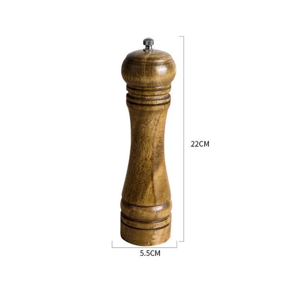 Macinapepe o Macinasale Pepe, sesamo, sale marino, pepe di Sichuan e macina pepe nero, adatto for cucine domestiche, cucine di ristoranti, riunioni all'aperto Macina sale o Pepe(M)