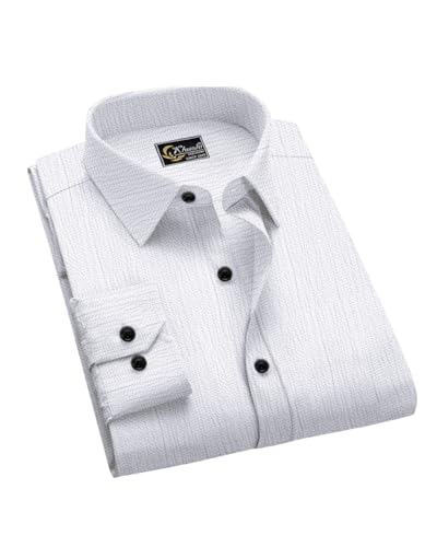 Image of Imported Popcorn Regular Fit Shirts for Men Cotton White, Medium