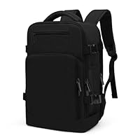 ZHXX Zaino portatile per Ryanair 40 x 20 x 25 cm – Zaino leggero con scomparto per laptop da 14 pollici e antifurto, adatto per aereo, nero, 40 x 30 x 20 cm, 40x30x20cm, Borsa da viaggio con manico