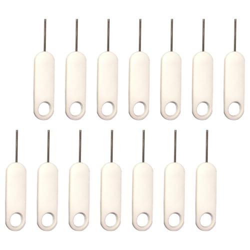 Gadpiparty 20 pines de metal para expulsar tarjetas SIM, extractores universales para teléfonos inteligentes, herramientas de extracción de bandejas, agujas de tarjetas