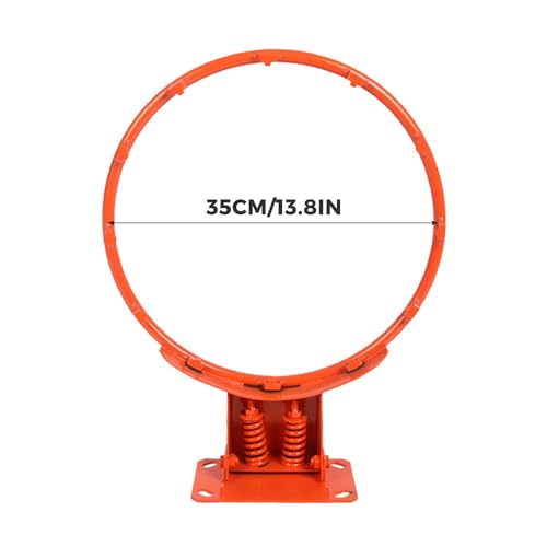 Aro de baloncesto resistente que absorbe impactos para evitar daños en la pared 2