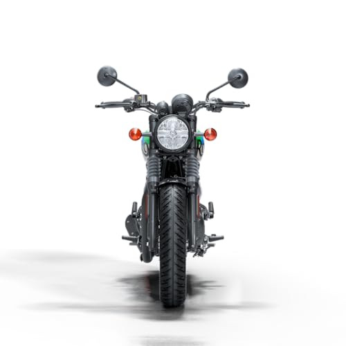 Image of Royal Enfield Hunter 350 with Disc & Alloy Wheels Motorcycle (Rio White) Booking for Ex-Showroom Price