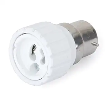 SHOVIAR LED Halogen CFL Light Bulb Lamp Adapter B22-GU10 Bayonet Socket Converter