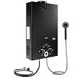 Tankless Water Heater,4.22GPM 16L Outdoor Portable Gas Hot Water Heater Instant Propane Water Heater with Digital Display for RV Camping Trips Boat Cabins