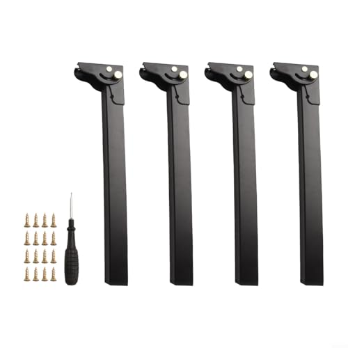 Patas de mesa plegables con mecanismo de bisagra de autobloqueo seguro para mesas de café, mesas auxiliares, soportes de TV y mesas portátiles al aire libre