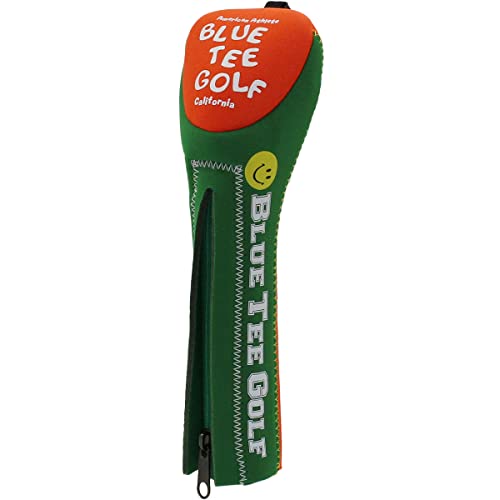 ブルーティーゴルフ ストレッチヘッドカバーUT用【HC-021】BLUE TEE GOLF (オレンジ/グリーン)