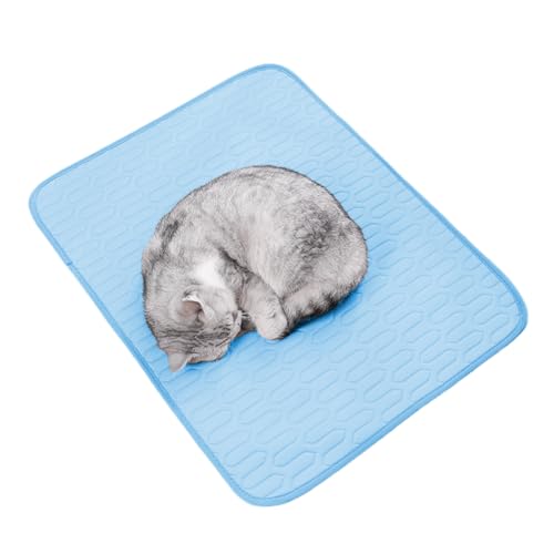 Alfombra refrescante para perros – de refrigeración portátil de seda helada, cojín para mascotas, jardín, oficina, salón o dormitorio para perros mayores