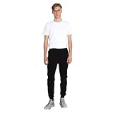 Carlheim Men’s Everyday Comfort Joel Sweatpants, Black, Small