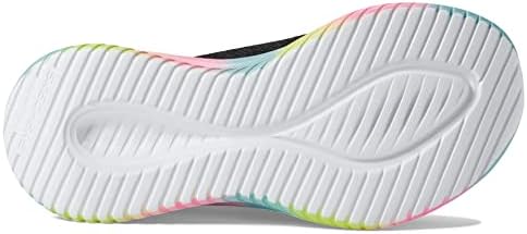 Skechers Kids Ultra Flex 3.0-Color Joy Sneaker, Black/Multi, 3.5 US Unisex Big Kid | Image 2