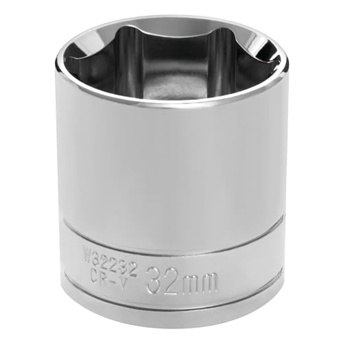 Performance Tool W32232 1/2 Drive 32mm 6Point Socket, 1 Pack