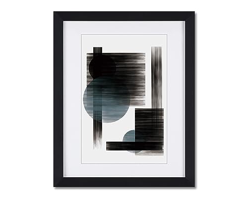 Minimalist Abstract Wall Art Framed Black And White Pictures Canvas Wall Art Decor Wall Art Canvas Paintings Kitchen Bathroom Office Prints Modern Artwork For Bedroom Living Room (Black Framed) #TOP15