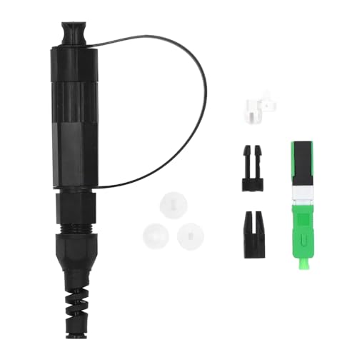 RASTKY Acoplador de Fibra óptica Adaptador de Fibra SC a Prueba de Agua Alto Rendimiento para Centro de Datos