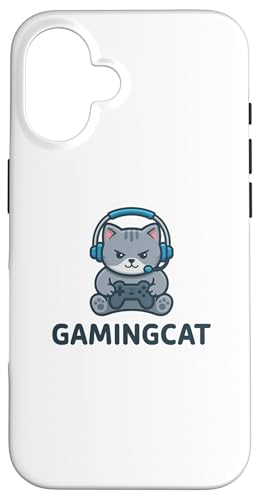 GamingCat gѓdbP[X Lbg R~bN fUC Q[X^C X}zP[X iPhone 16 p