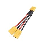 5. Ce câble répartiteur est compatible avec les appareils utilisant des connecteurs XT90, que l'on trouve couramment dans les systèmes de charge de batterie et les équipements motorisés.