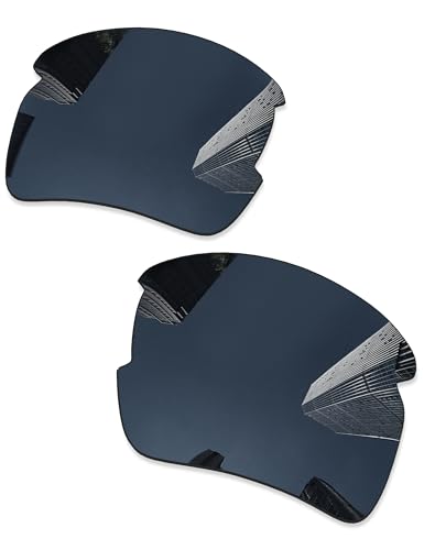 Combine8 Ploarized Replacement Lenses for Oakley Flak 2.0 XL OO9188 Sunglasses - Black
