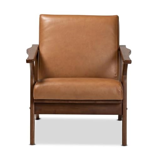 Sillón lounge moderno marrón miniatura 4