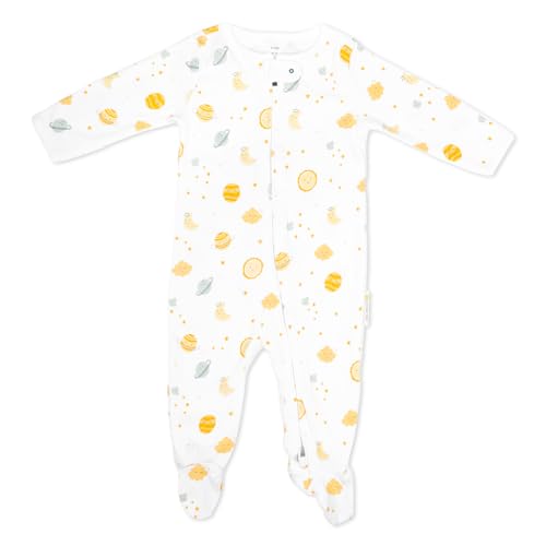 Image of NINTARABABY Zip-Up Footed Bodysuit - 100% Organic Cotton Sleeper