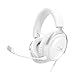 HyperX Cloud III – Wired Gaming Headset, PC, PS5, Xbox Series X|S, Angled 53mm Drivers, DTS, Memory Foam, Durable Frame, Ultra-Clear 10mm Mic, USB-C, USB-A, 3.5mm – White