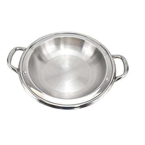 Hemoton Multi-function Paella Pan Convenient Cooking Pot for Seafood and Hot Pot Thickened Design for Home Use and Housewarming