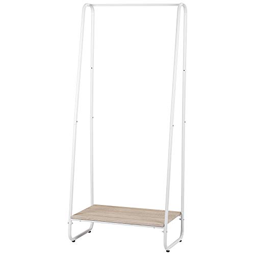 オーエスジェイ(OSJ) ハンガーラック A型タイプ 棚板付き 見せる収納 組立品 物干し 洗濯物干し シンプル 幅約65㎝ パイプハンガー ワードローブ