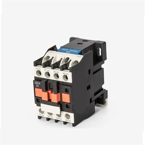 Relé auxiliar de automatización JZC4-31 380V CA con 3 contactos NO y 1 NC