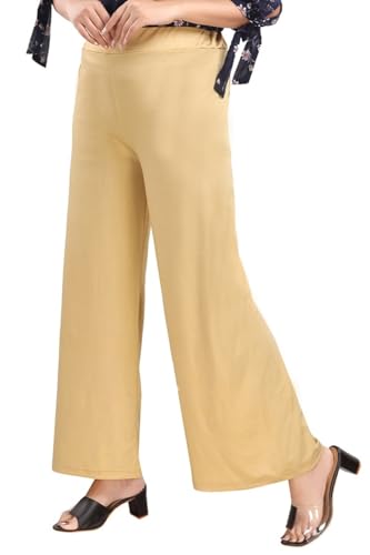 Image of DREAM & DZIRE Shimmer Palazzo for Women in Plus and Small Size.
