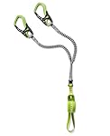 Edelrid Cable Comfort 6.0: Valores de choque bajos para todas las categorías de peso gracias a la construcción optimizada del amortiguador de caída Los mosquetones One Touch II evitan que los dedos se atasquen entre la cuerda de alambre y el pestillo Construcción elástica para...