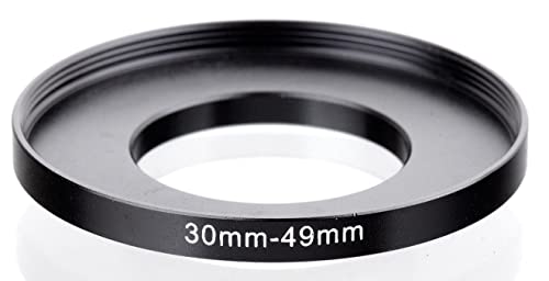STEP UP 30-49MM anello adattatore 30MM-49MM adapter ring 30MM 49MM 30-49 30 49 MM obiettivo lente ottica per filtro paraluce tappo 1xzw