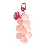Generico Llavero de uva – Colgante con cuentas de acrílico, llavero contras colgante conuva | Colgantes UV con cuentas de frutas que cambian de color – Colgantes para bolso |, rosa, riferimento