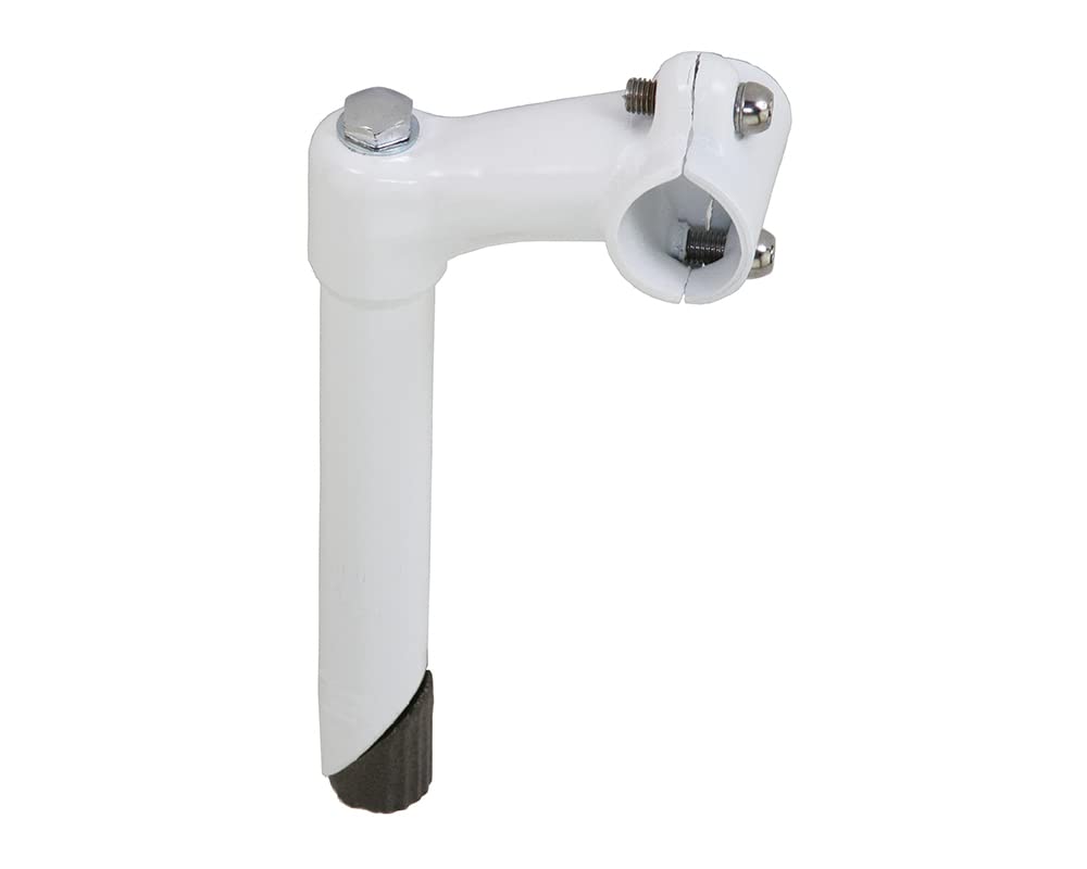 Lowrider Bike Stem 22.2 mm W/ 2 Bolt kp-3 White.