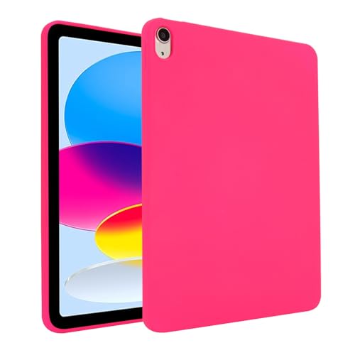 Coque iPad 11 A16 2025, étui tablette 11 pouces silicone fin rose