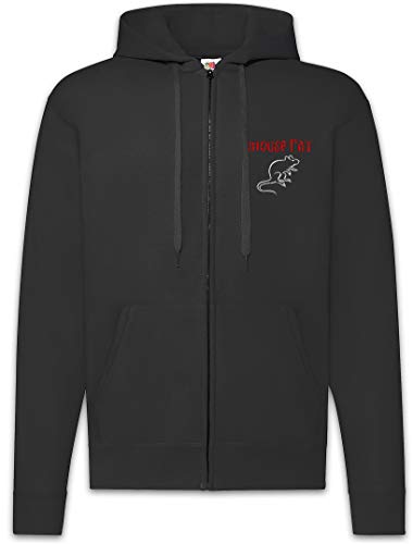 Mouse Rat Zip Hoodie Urban Backwoods sweat à capuche zippé coton homme
