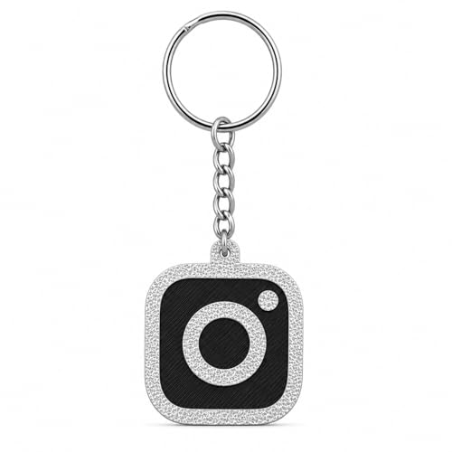 NFC Social Media Keychain with Smart Contact Sharing, Multiple Colors,