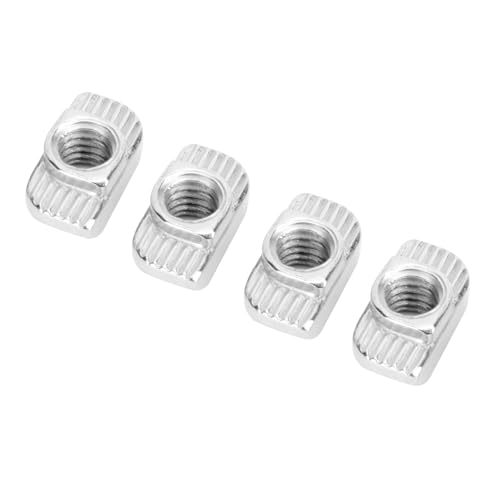 Aluminum Profiles Nut, 100pcs Elastic Nut, CNC Lasers Cutters 3D Printers CNC Routers for CNC Plasma Cutters (M6)