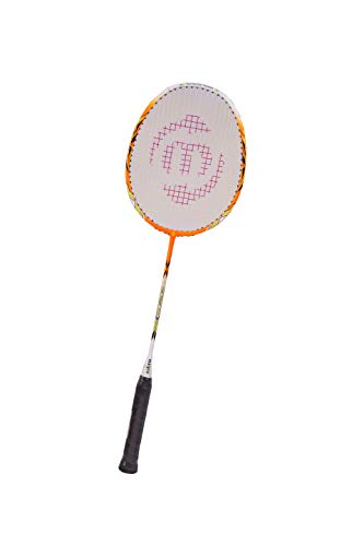 Image of m maspro High Power Carbon Steel 777 Badminton Racquet (Orange)