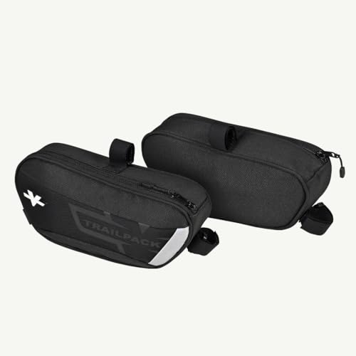 Image of ViaTerra RE Himalayan 450 Trailpack Lite I Motorcycle Crashbar Bags (4L Capacity) |Built for Off Road Front Frame