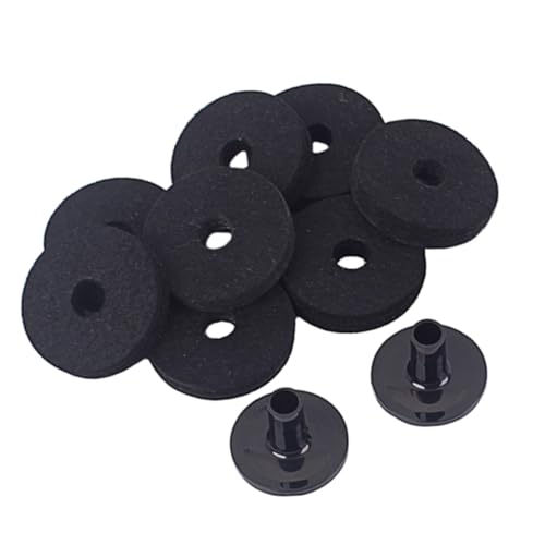 Generic 50mm Felt Pad Base for Drum Dampeners Thin Cymbal Felts Cymbal Stand Washer Drum Practice Pad Strap