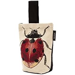 Persianas Fillas McAlister Textiles 16060302 - Tope de puerta, tela, Rojo (Ladybird), 17 cm x 21 cm x 17 cm