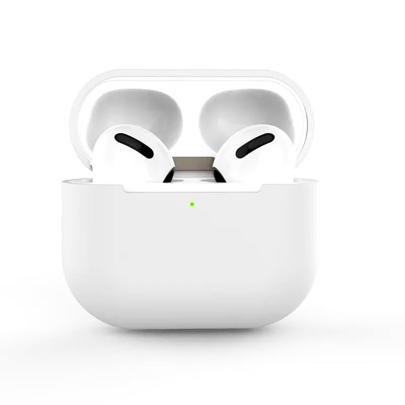 Image of Airpods 4 Cover Silicone Case (2024) Active Noise Cancellation (ANC) with Keychain Protective Case (Gry)