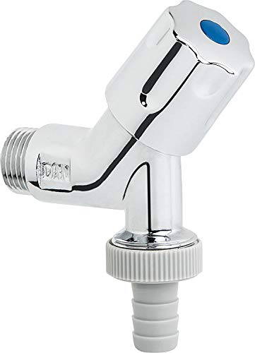 *WOW* Waschmaschinen Geräteanschlussventil verchromt 1/2" + Rückflussverhinderer