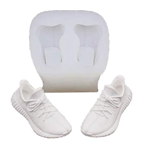 3D Sneaker Shoes Epoxy Resin UV Glue Crafts Silicone Mold Creative DIY Art Pendant Brooch Jewelry Tool Handcraft Accessory Silicone Mold (#01)