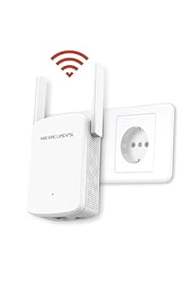 MERCUSYS ME30 TP-Link Répéteur WiFi, Amplificateur Bi-Bande WiFi AC1200 Mbps, Extender WiFi, antennes à Gain élevé réglables, Port gigabit, MU-MIMO, Compatible avec Toutes Les Box Internet