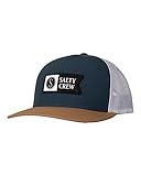 Salty Crew Pinnacle 2 Retro Trucker Hat Indigo/Tan One Size - Baseball Hat Unisex Adjustable for Adults Premium Cotton Hat Outdoor Sports for Men and Women