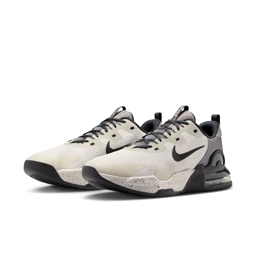 Nike Nike Men's Air Max Alpha Trainer 5 Workout Shoes, LightIron Ore/Black-Flat Pewter, 10