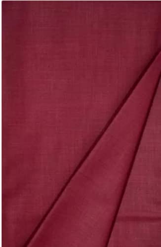 Image of Pri & Su CottLinns Combo of Cotton Shirt and Trouser Fabric Unstitched Desire (Maroon -900060)