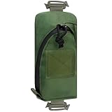 多機能ポーチ アクセサリーポーチ ミリタリー タクティカル 小物入り ファニーパック アクセサリーバッグ EDポー チ 多機能メディ カル 軽量 便利携帯 撥水加工 旅行 防災 救急用 グリーン (約)17cm×10cm×さ3cm