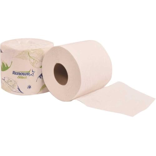 Renown REN06148-WB Select 2-Ply Bath Tissue, 500 Sheets Per Roll, Plastic, 18.75